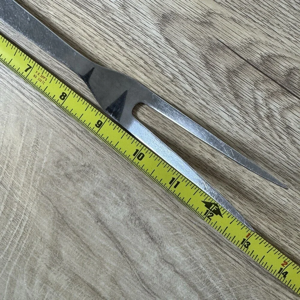 Atomic Starburst 50s 60s MCM Mode Danish‎ Sheffield White Blue Carving Knife